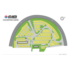 Atlanta Motor Speedway General Admission Seating Chart