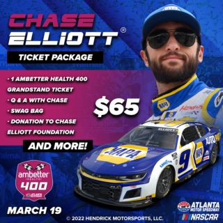 Chase Elliott Ticket Package
