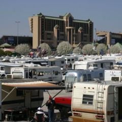 Camping at Atlanta Motor Speedway