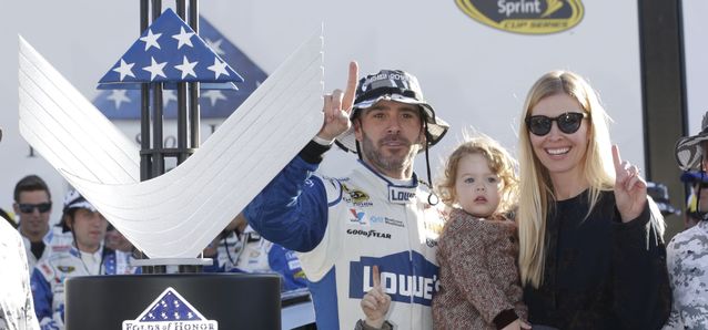 Jimmie Johnson will be in search of his third Atlanta win in a row in 2017.