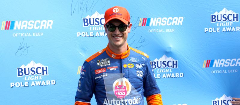 Joey Logano earns Ambetter Health 400 pole