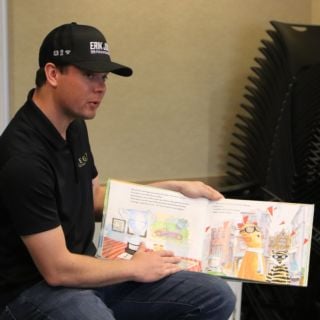 Erik Jones reading Thumbnail