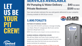RV Pumping, Water Delivery, and Restroom Rental