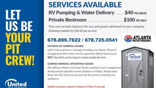 RV Pumping, Water Delivery, and Restroom Rental