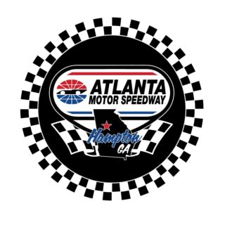 AMS CHECKERED CIRCLE PIN