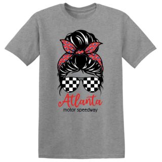 Ladies Messy Bun Tee