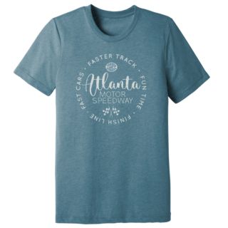 Ladies Vintage Tee Denim Blue