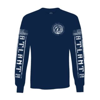 AMS AMERICAN PROUD LS TEE Navy