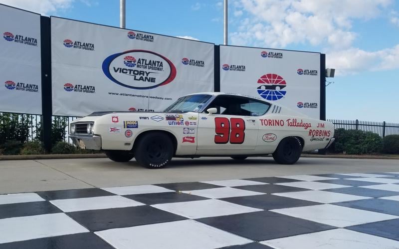 Cars that have been part of historic moments at AMS will greet fans when they arrive at the 2020 NASCAR weekend.