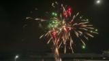 Atlanta Motor Speedway paving crew celebrates finished job with fireworks
